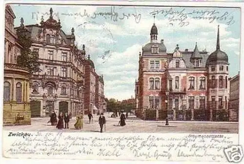 23642 Ak Zwickau Schumannstrasse 1906