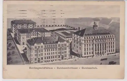 85873 Leipzig Bundesgeschäftshaus Bundeswohnhäuser Bundesschule 1928