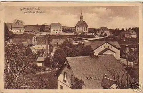 05436 Feldpost Ak Gornsdorf i.E. Mittlerer Ortsteil 1917