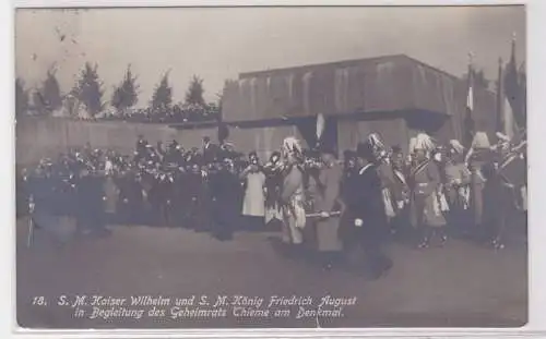 76357 Ak Einweihung des Völkerschlachtdenkmals zu Leipzig 1913