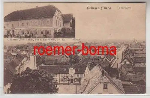 79395 Mehrbild Ak Gebesee Thür. Gasthaus 'Zum Ritter' 1939