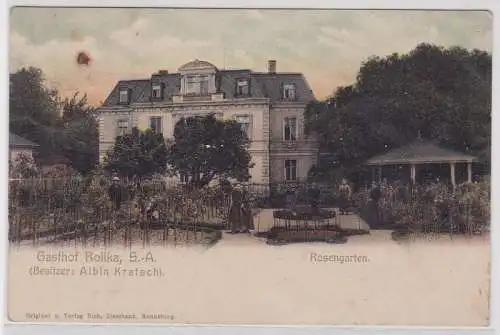 90965 Ak Gasthof Rolika S.-A. Rosengarten 1907