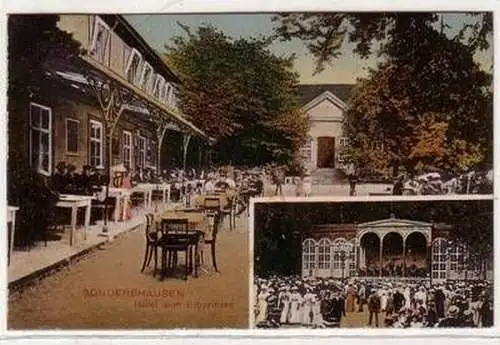 52812 Mehrbild Ak Sondershausen Hotel zum Erbprinzen 1913