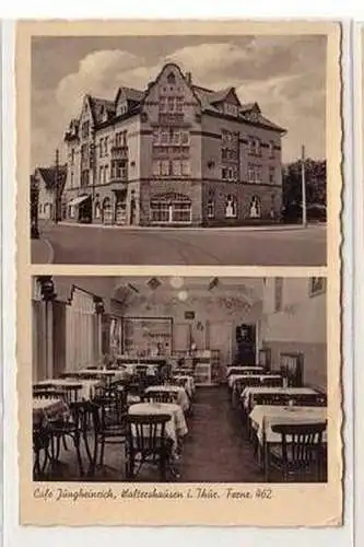 21198 Mehrbild Ak Waltershausen in Thüringen Café Jungheinrich 1942