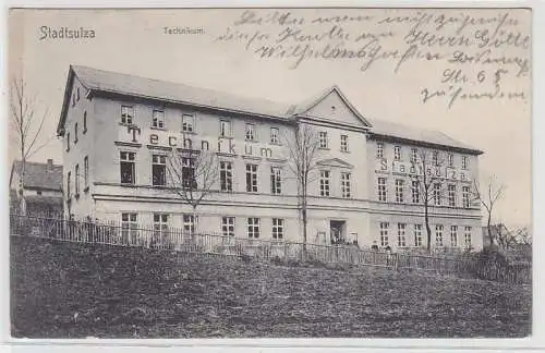 71884 Ak Stadtsulza, Technikum, um 1910