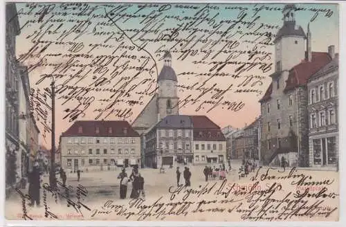 98835 Ak Schmölln S.-A. Marktplatz 1907