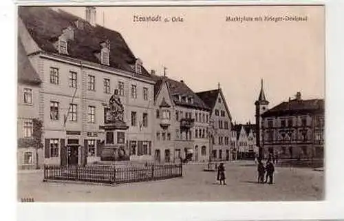 42035 Ak Neustadt an der Orla Kriegerdenkmal 1912