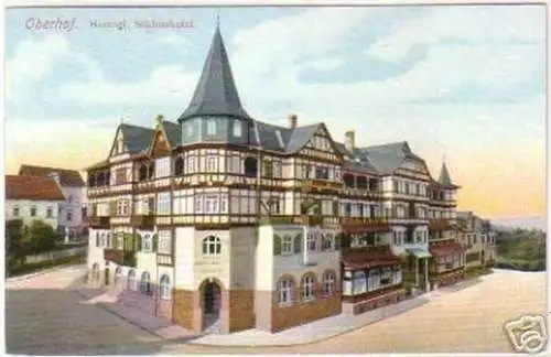 19121 Ak Oberhof herzogliches Schlosshotel um 1910