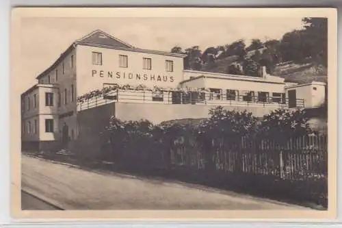 24196 Ak Weissen Thüringen über Rudolstadt Pensionshaus Knüpfer 1955