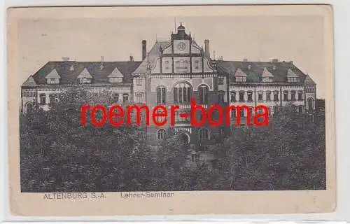 73598 Ak Altenburg S.-A. Lehrer Seminar um 1920