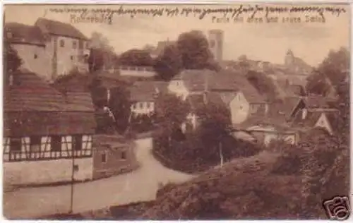 18209 Ak Ronneburg mit altem und neuem Schloß 1924