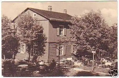 18023 Ak Forsthaus Sattelbach bei Oberhof 1963