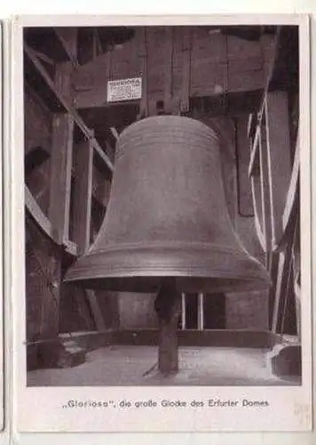 48893 Ak Große Glocke des Erfurter Domes um 1940