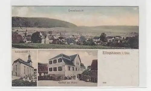 25184 Mehrbild Ak Ellinghausen in Thüringen 1904