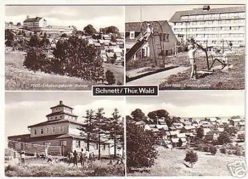 06012 Mehrbild Ak Schnett Thüringen FDGB Erholungsheim