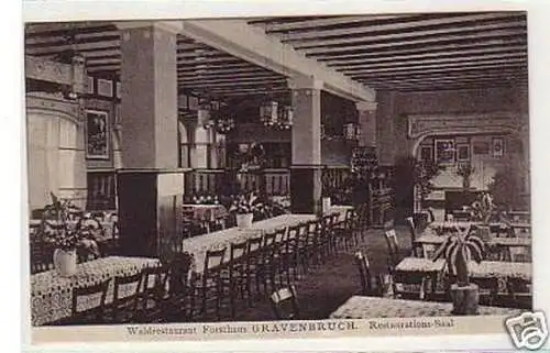 28157 Ak Waldrestaurant Forsthaus Gravenbruch 1911