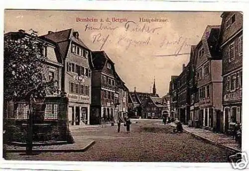 25288 Ak Bensheim an der Bergstraße Hauptstraße 1918