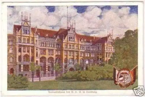 25382 Ak Verbandshaus des D.H.V. in Hamburg 1907