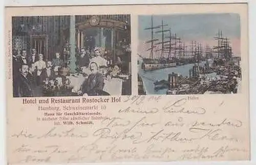 44256 Ak Hamburg Hotel & Restaurant Rostocker Hof 1904