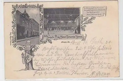 63776 Mehrbild Ak Bremen Turnhalle des Männer Turnvereins 1900