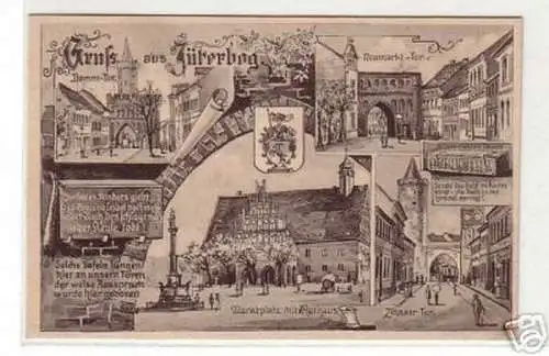 08772 Mehrbild Ak Gruss aus Jüterbog 1924