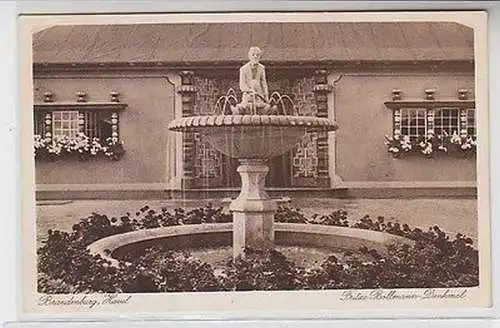 63364 Ak Brandenburg Havel Fritze Bollmann Denkmal um 1930