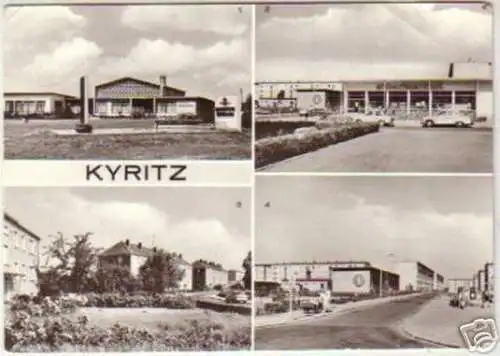 12150 Mehrbild-Ak Kyritz Otto-Grothewohl-Str. usw. 1984