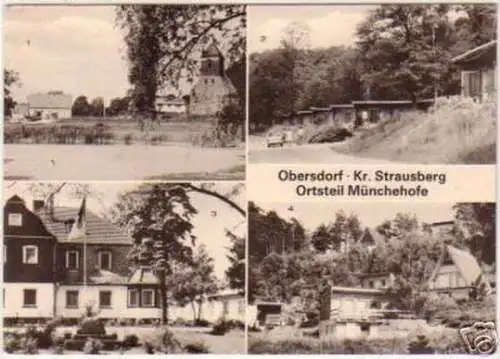 11720 Mehrbild Ak Obersdorf Kreis Strausberg 1980