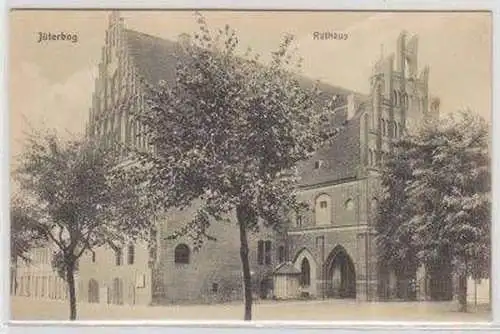 49096 Ak Jüterbog Rathaus 1914