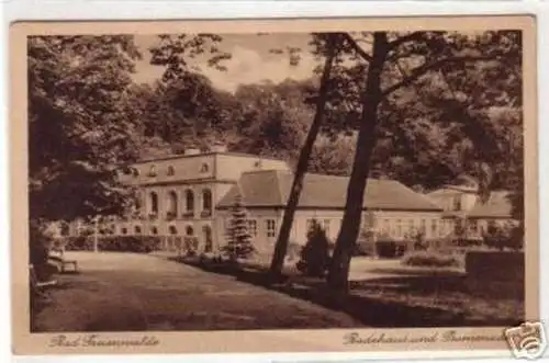 09250 Ak Bad Freienwalde Badehaus und Promenade