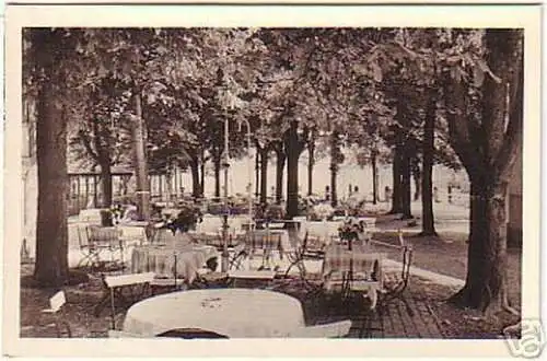 15446 Ak Peetzsee Hotel Restaurant mit Garten 1958