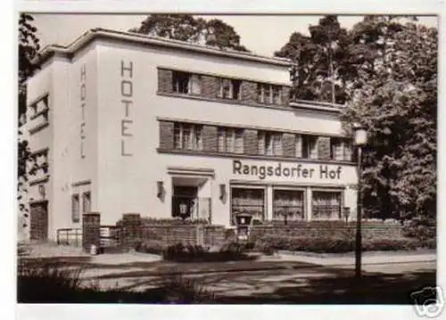 08340 Ak Rangsdorf (Kreis Zossen) Hotel Goethestrasse 1