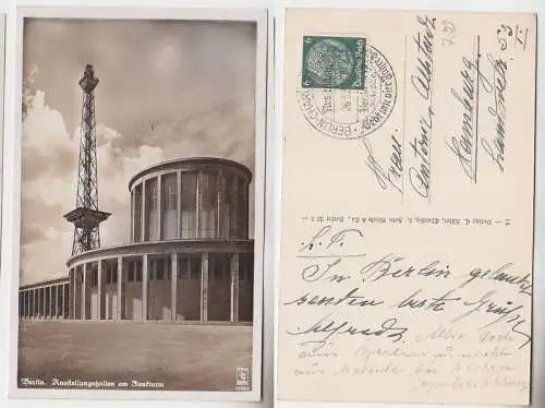 69972 Foto Ak Berlin Ausstellungshallen am Funkturm 1937