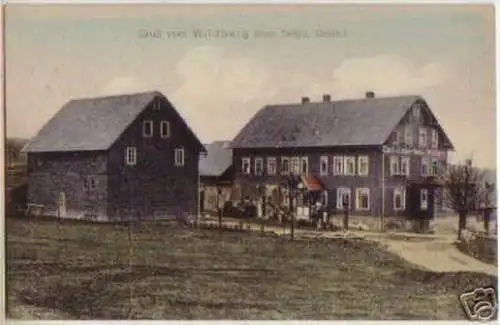 15111 Ak Gruß vom Wilberg Oberfranken Gasthaus um 1910