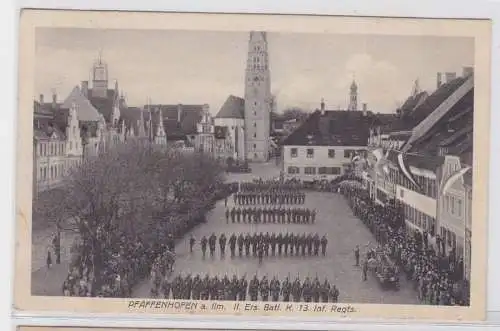 88574 AK Pfaffenhofen a. Ilm - II. Ers. Bataillon Kompanie 13 Infanterie Regt.