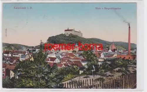 84357 Ak Kulmbach i.B. Blick v. Bergschlösschen 1910