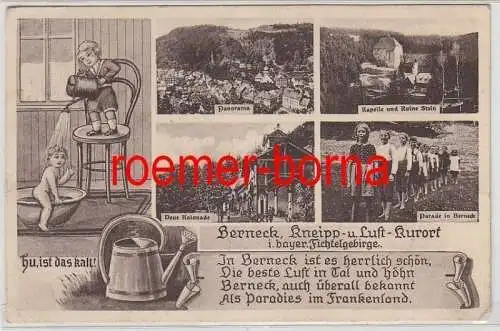 81199 Mehrbild Ak Kneipp- und Luftkurort Berneck im Fichtelgebirge 1931