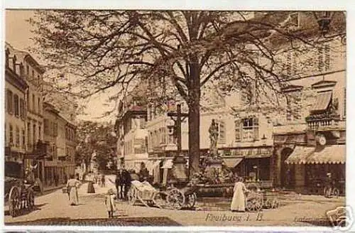 10907 Ak Freiburg im Breisgau Unterlinden 1907