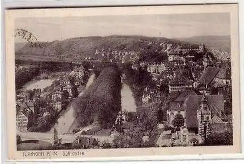 43849 Ak Tübingen am Neckar von Osten 1917