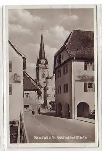 23342 Ak Radolfzell a.B. Blick auf das Münster 1939