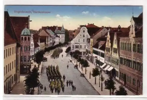 06788 Feldpost Ak Ingolstadt Harderstrasse 1914