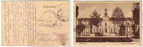 24638 Feldpost Ak Chauny Bürger Krankenhaus 1915