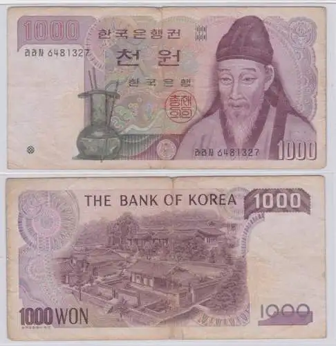 1000 Won Banknote Südkorea 1983 (131619)