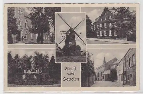 10735 Mehrbild Ak Gruß aus Sevelen, Straßenansicht, Gebäudeansicht, 1937