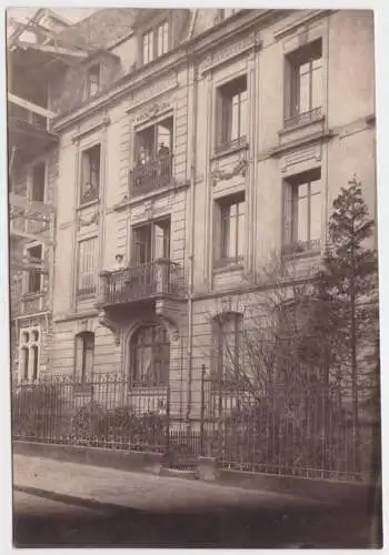 900220 Foto Ak Mülhausen im Elsass Wohnhaus 1911