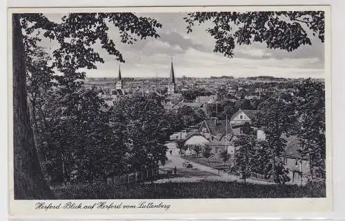 99652 AK Herford - Blick auf Herford vom Luttenberg 1939