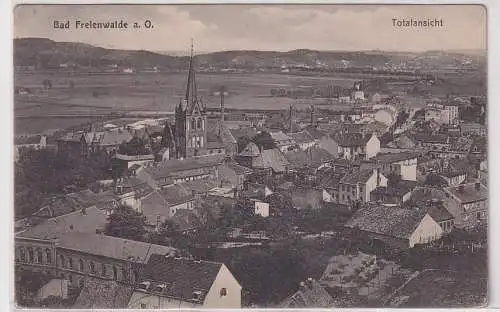 15153 Ak Bad Freienwalde (Oder) Totalansicht um 1915