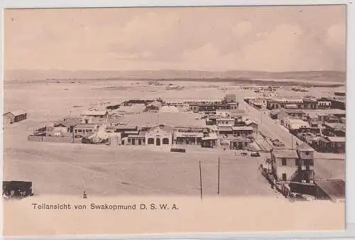 98023 Ak Teilansicht von Swakopmund D.-S.-W.-Afirka Namibia um 1910