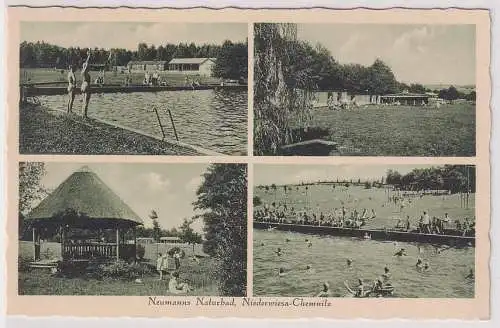 48451 Mehrbild Ak Neumanns Naturbad Niederwiesa-Chemnitz um 1930