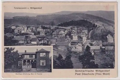 10481 Mehrbild Ak Sommerfrische Wittgendorf Gasthaus Erholung um 1930